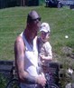 my hubby and son
