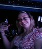 Nikki F in the limo (drunk)