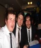 Me (right), Craney and Jas, suited & booted