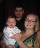 me darren n bobby at his christening