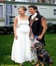 ME AND EDNA ON OUR WEDDING DAY