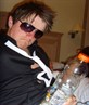 me rocking out on a water bottle lol