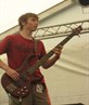 Playing Bass at a gig