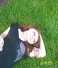 Mez layin in the grass