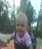 first time on the swings :)