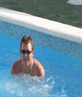 me in ma pool in tenerife