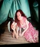 posin in sum tent