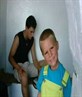 me and my lil bro on holiday in Tunisia