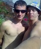 me and gaz in the sun