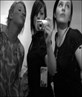 Jen, me and Kaz gettin ready for a night out.