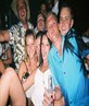 in the blue shirt