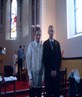 Me and Me brother on his wedding day