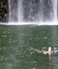 Me swimming in the waterfalls