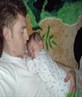 my lil nephew fallin asleep on me ...