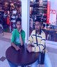 at surrey mall with my cuz