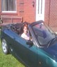 me in my new car