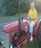 Me on Steve's tractor