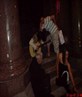 busking with the homeless