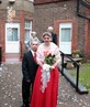me and my wife on our wedding day