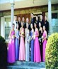 I am the third from the left in light pink 