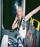 ME ON THE BUS ON ME WAY OUT FOR ME BDAY