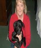 me mam n pup trying to bite her