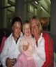 Me, our little Princess Freya and Donna in Ibiza