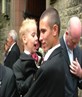 me and my nephew at my sisters weddin