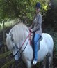 me horse riding