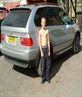 Kane trying to look gangsta by my car!!!