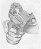 hand gun drawing
