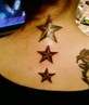 nautical stars tat on my neck