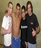 With Luiz, Mario and Roberto.
