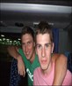 Me and michael,1st night in kavos,on way 2 hotel!