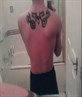 my tribal tattoo on my back