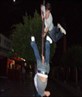 me upside down on pole