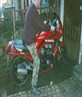 my dad on his bike