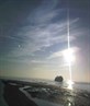 beached ship near Blackpool