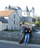 me next to the chateau with my aunty