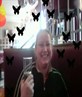 Me in the pub with a refreshing drink & butterfly