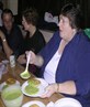 my sister joan at one of our church functions
