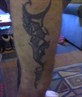 my celtic and trible tattoo