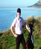 Me, golfing in Wales.