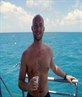 Diving off Fiji