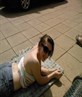 Me sunbathin in halls .x