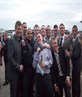 al the lads, ladies day at aintree