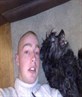 me and my dog R.I.P LUCKY :(