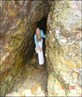 Me at Perran 07- aka Cave Woman
