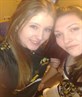 Me (left) and Loretta my best mate