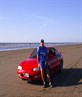 Me on the beach at xmas 08